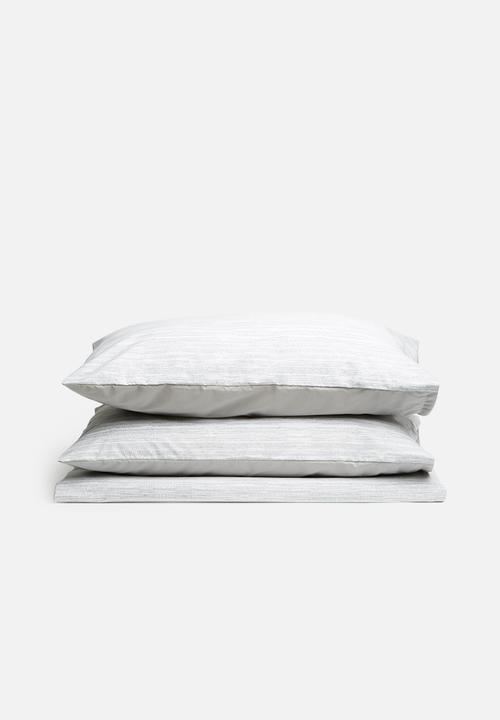 DNU Sheraton - Stria duvet cover set - grey