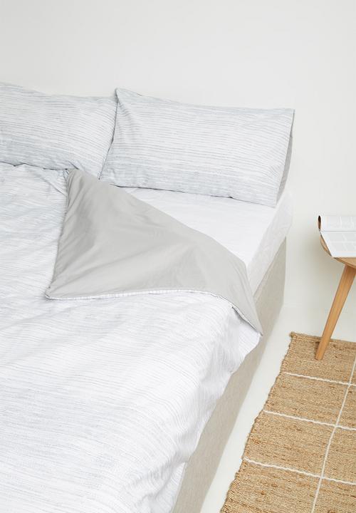 DNU Sheraton - Stria duvet cover set - grey