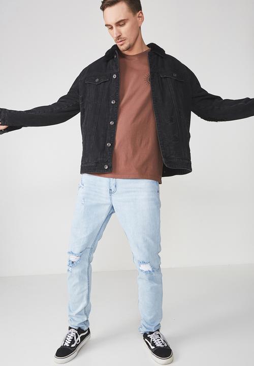 Cotton On - Tbar tee - brown