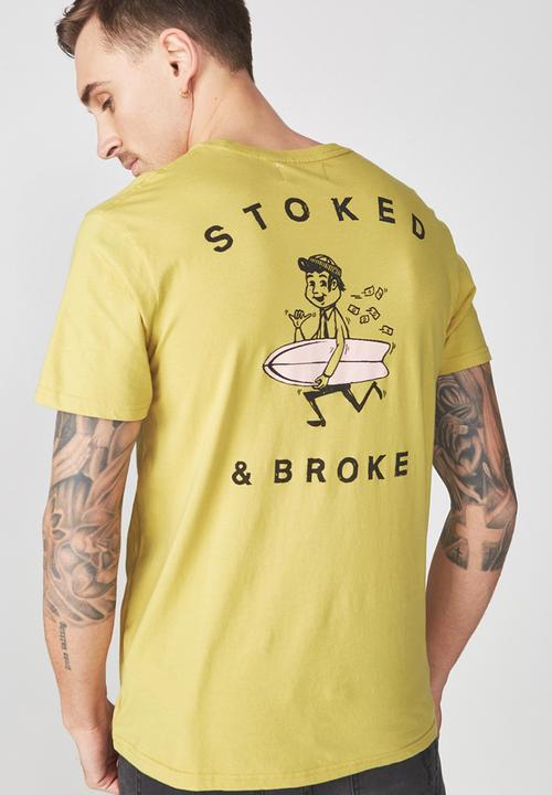 Cotton On - Tbar tee - yellow