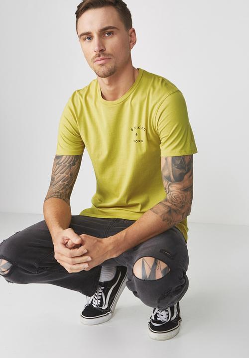 Cotton On - Tbar tee - yellow
