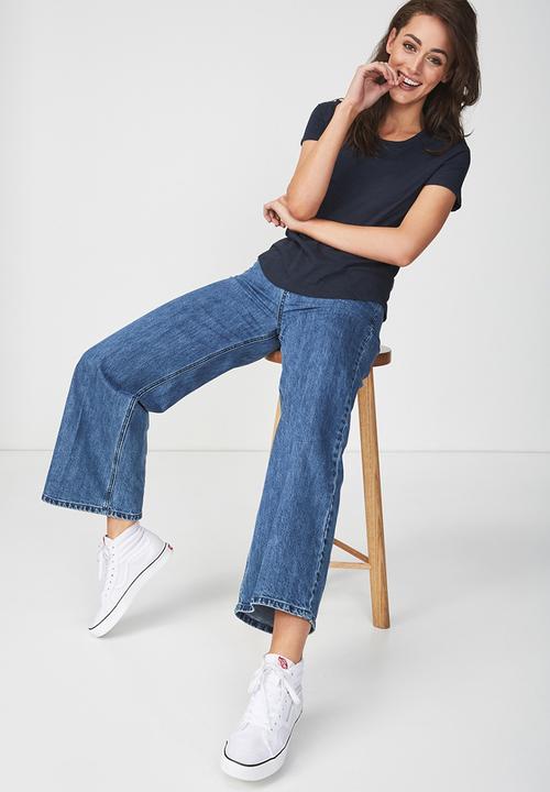 Cotton On - Crew T-shirt - blue 