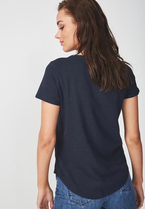 Cotton On - Crew T-shirt - blue 