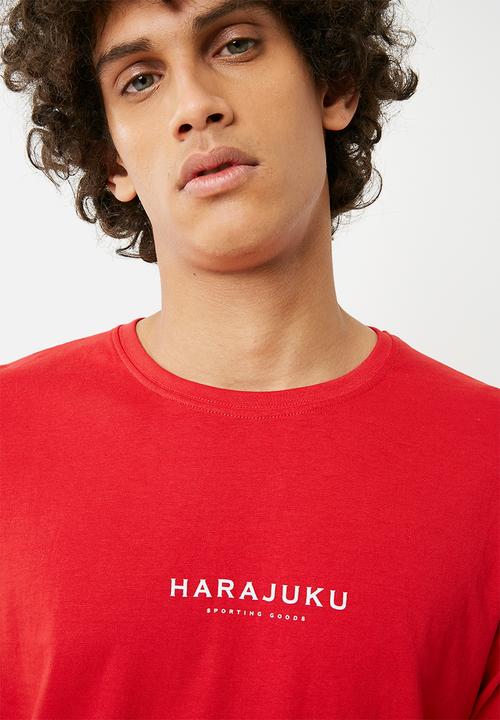 Cotton On - Tbar long sleeve tee - red 
