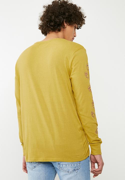 Cotton On - Tbar long sleeve tee - yellow
