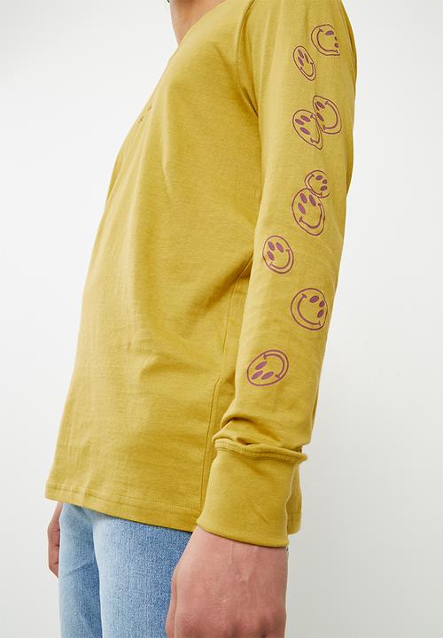 Cotton On - Tbar long sleeve tee - yellow