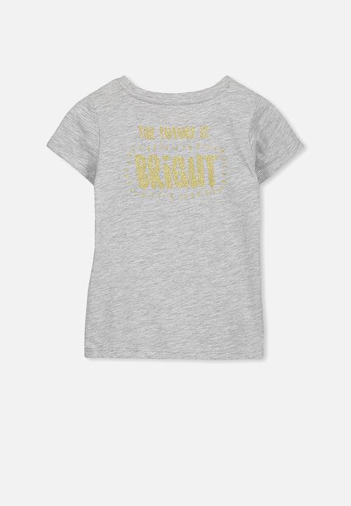 Cotton On - Penelope short sleeve tee - grey 