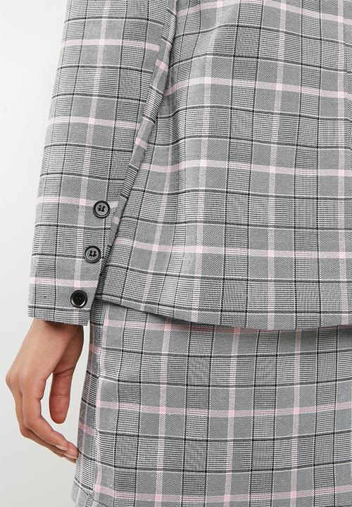 Noisy May - Kaira blazer - black & grey