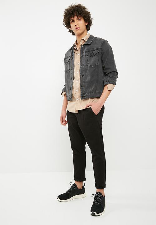 Only & Sons - Camp denim jacket - black