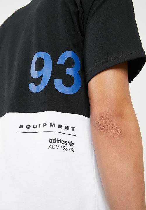 adidas Originals - EQT graphic tee - black & white