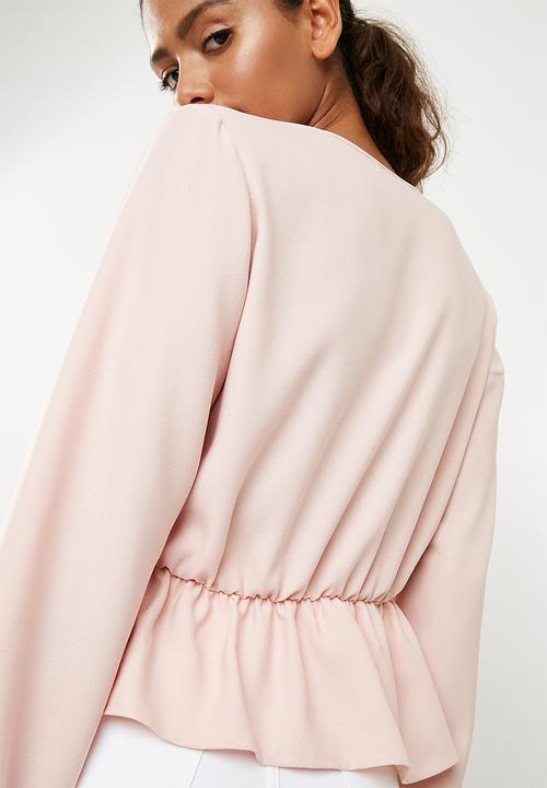 Superbalist - Feminine Blouse with Peplum - Light Pink 