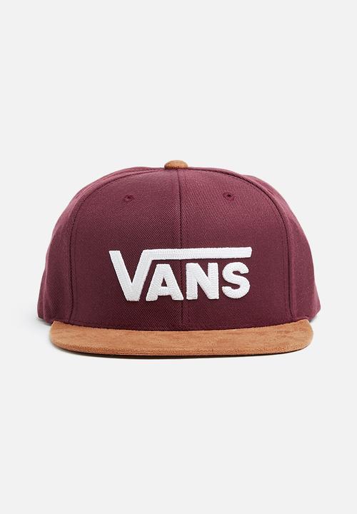 burgundy vans hat