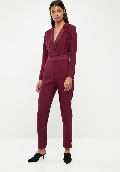 glen plaid jumpsuit