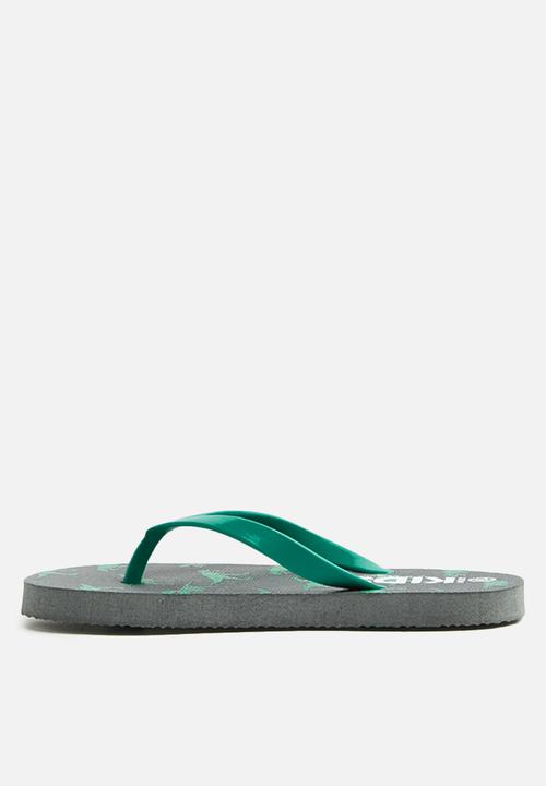 Cotton On - Printed flip flops - green 