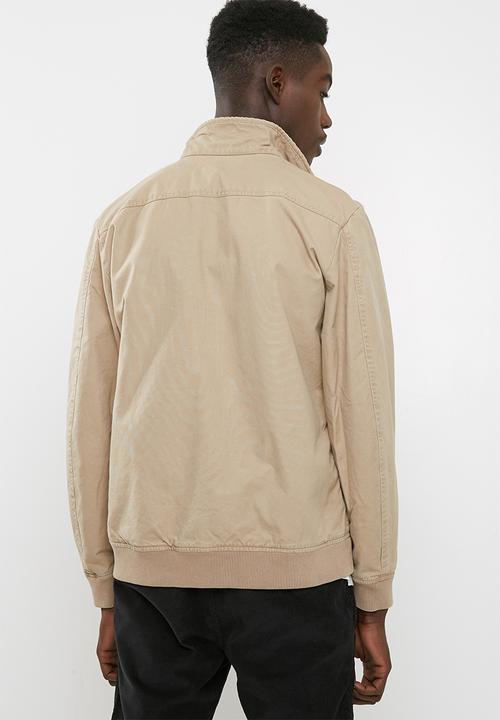 G-STAR - Lucas canvas track jacket - beige