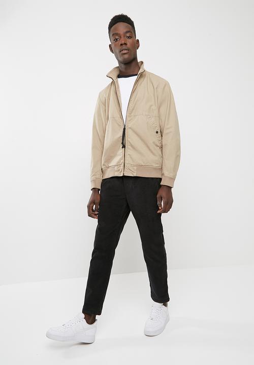 G-STAR - Lucas canvas track jacket - beige