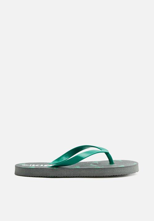 Cotton On - Printed flip flops - green 