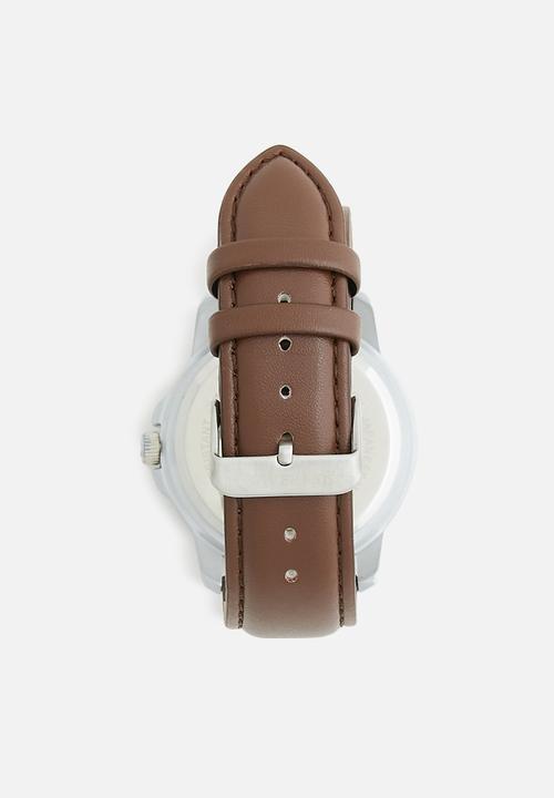Superbalist - James leather watch - brown