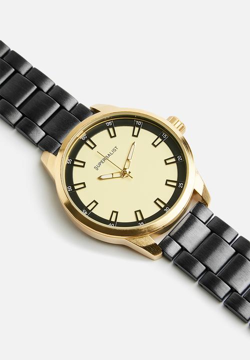 Superbalist - Julius chain watch - black