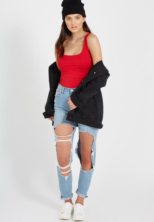 Supré  - Thick strap tank - red