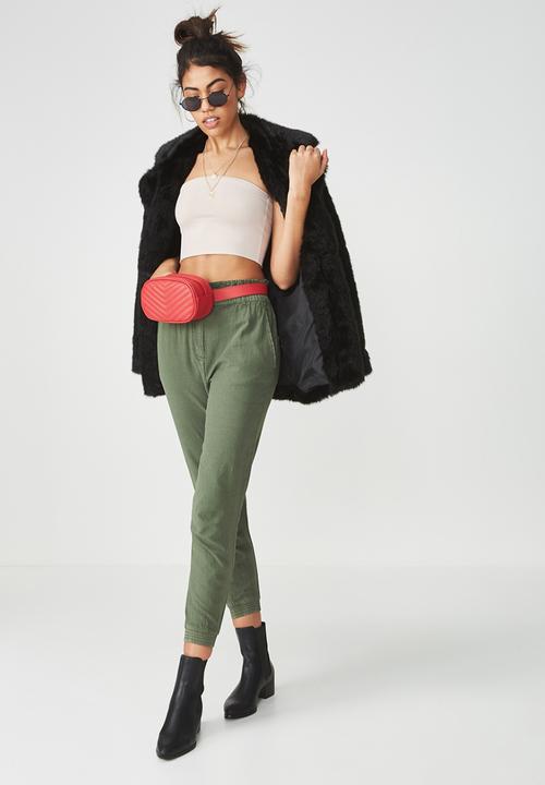 Supré  - Luxe strapless crop - natural