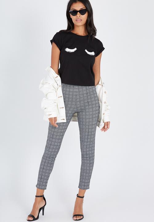 Supré  - Printed baby tee - black