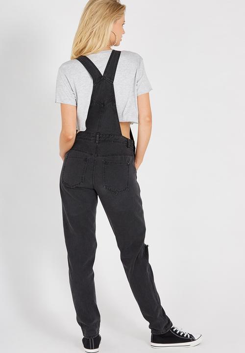 Supré  - Denim overall - black