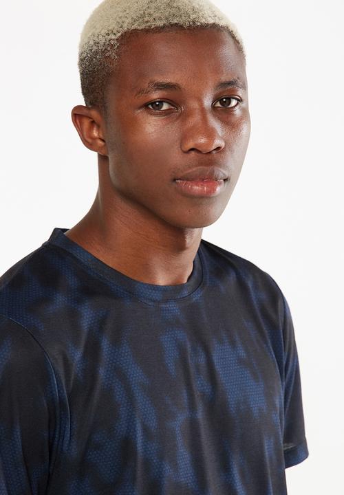 Cotton On - Coar active tee - black & blue