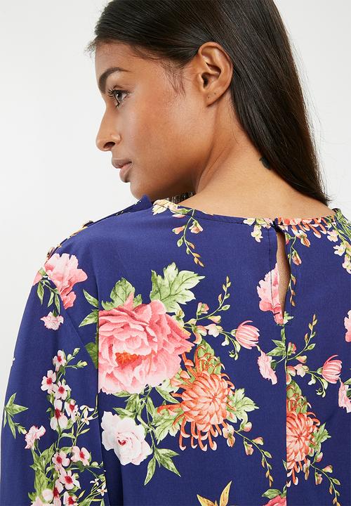 Superbalist - Button detail blouse - navy
