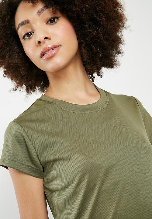 dailyfriday - Birds eye t-shirt - khaki