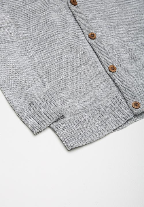 Superbalist - Two stripe cardi - grey 
