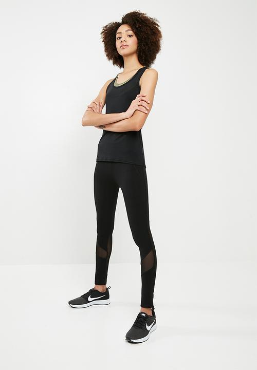 dailyfriday - Racer back vest with stitch detail - black 