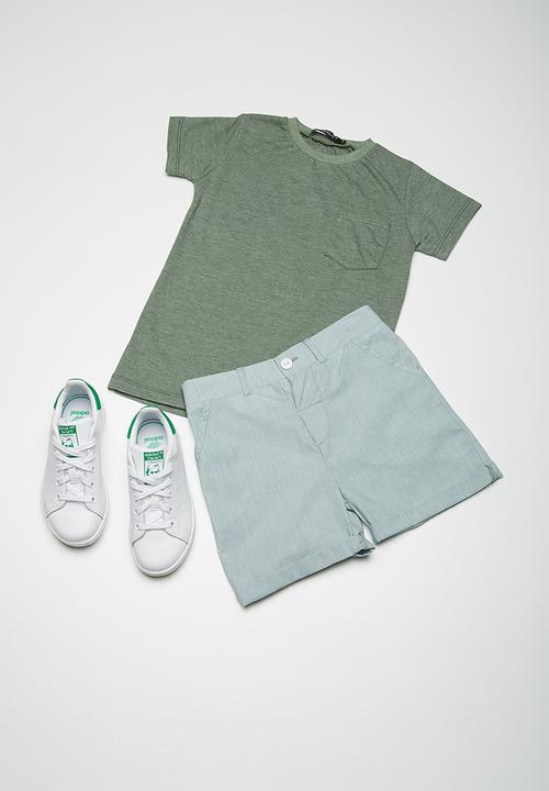 Superbalist - Kids boys crew neck with pocket - green 