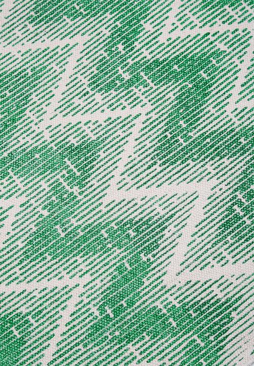 Sixth Floor - Atzi woven runner - green