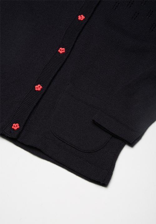 Superbalist - Rainbow button cardigan - navy