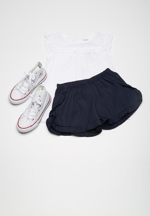 Superbalist - Frill detail shorts - navy 