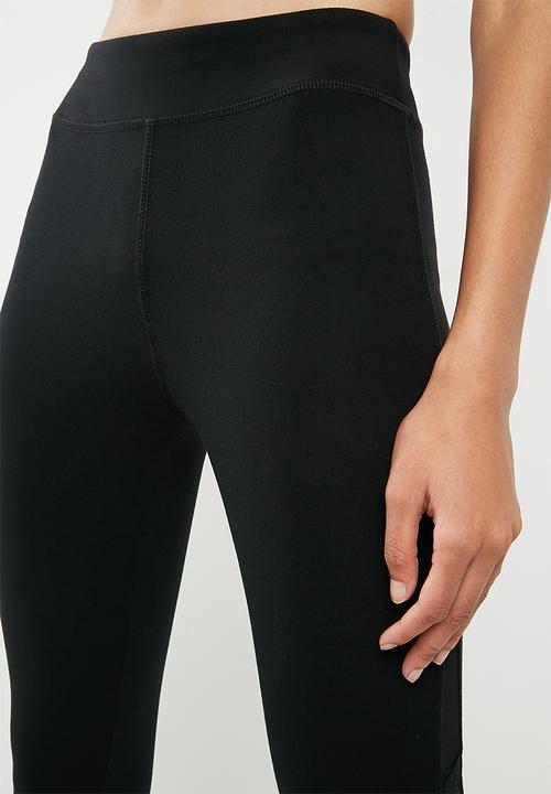 dailyfriday - Side lace leggings - black 