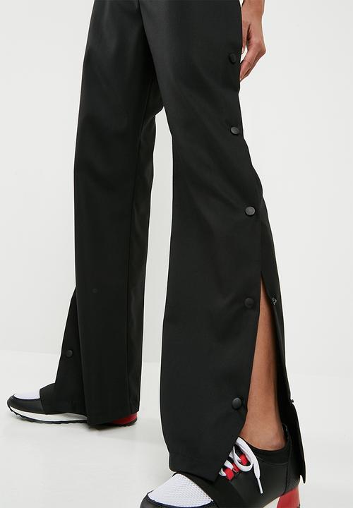 Superbalist - Long leg pant with popper detail - black