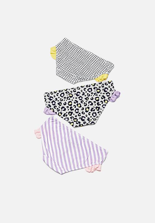 Cotton On - Ruffle underwear pack - multi 