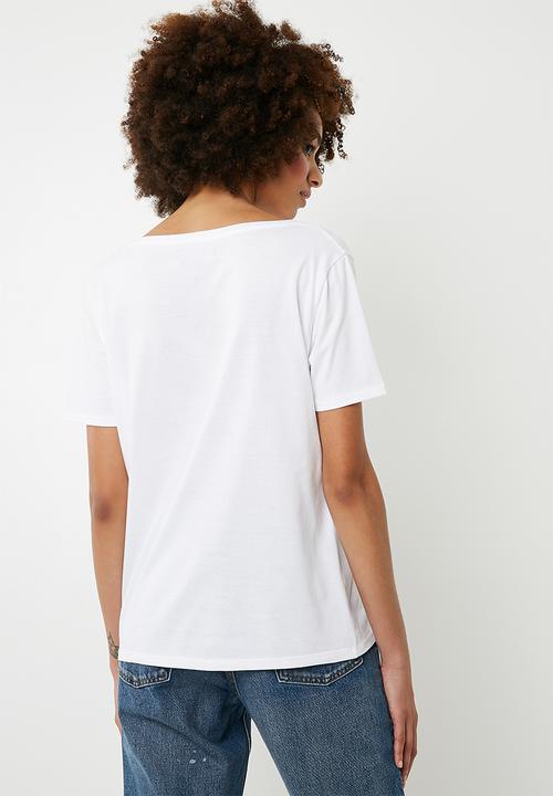 Superbalist - Boyfriend tee 2 pack - black & white 