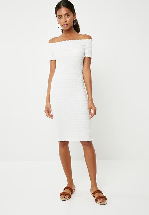 Jacqueline de Yong - Cissel smock dress - white 