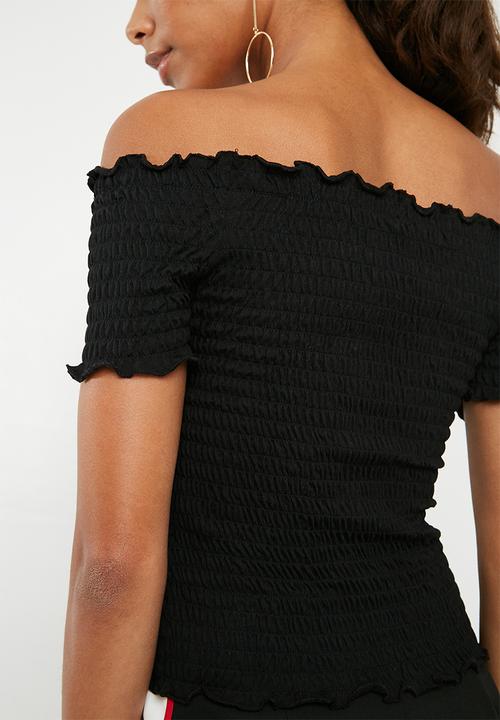 Jacqueline de Yong - Cissel smock top - black 