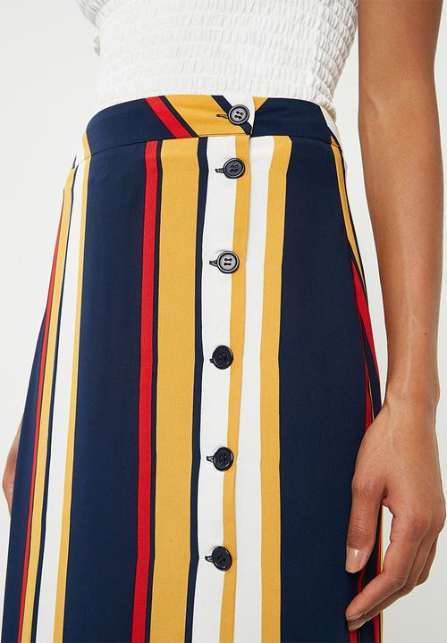 Superbalist - Button up pencil skirt - multi 