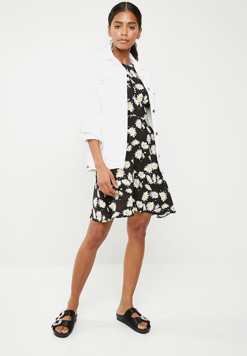 Superbalist - Short tea dress with keyhole - multi 