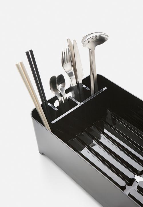 Yamazaki - Tower dish drainer - black