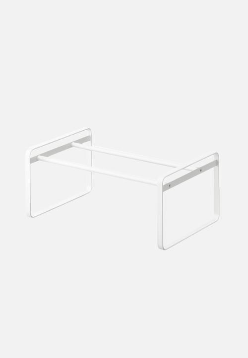 Yamazaki -  Expandable 3 tier shoe rack - white