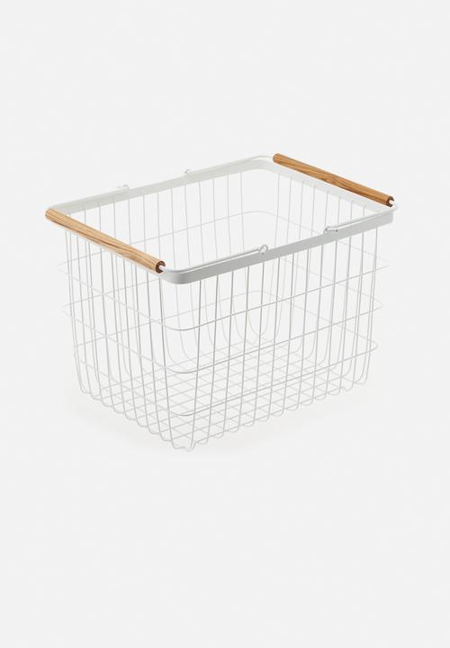 Yamazaki - Tosca laundry basket medium - white