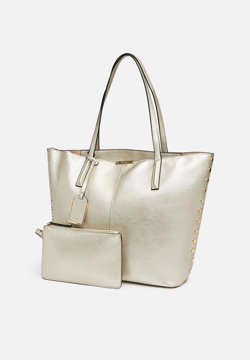 aldo gold bag