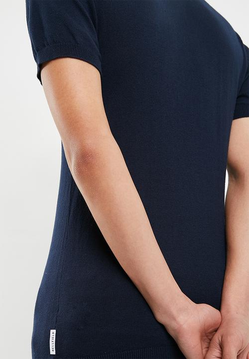 Bellfield - Knit polo - navy 