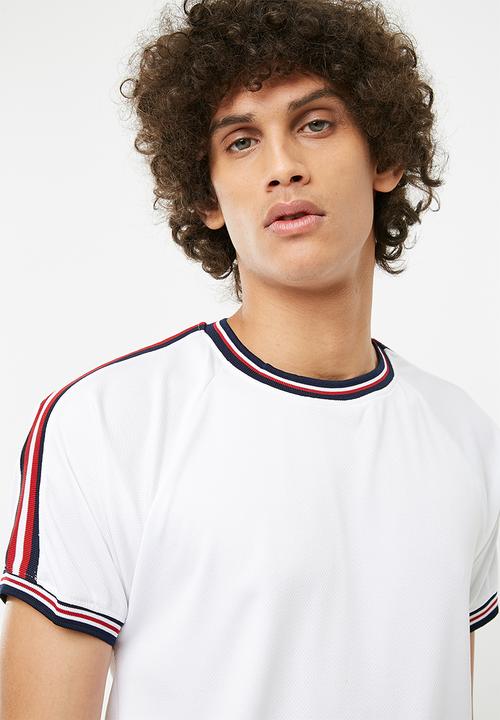 Bellfield - Retro sports tee - white 